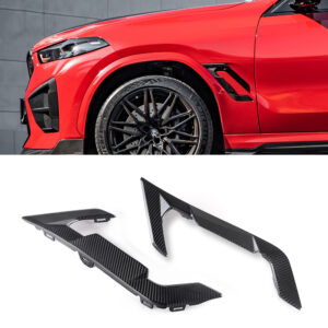 Karbonowe Dekory Błotników BMW X6M LCI F96 SOOQOOO Style (Dry-Carbon)