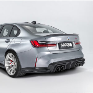 Karbonowe Dyfuzory Boczne BMW M3 G80 / G81 SOOQOO B Style (Dry-Carbon) - obrazek 3