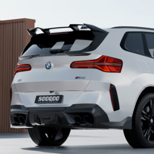 Karbonowe Lotki Tylnej Szyby BMW X3 G45 SQ Style (Dry-Carbon) - obrazek 9