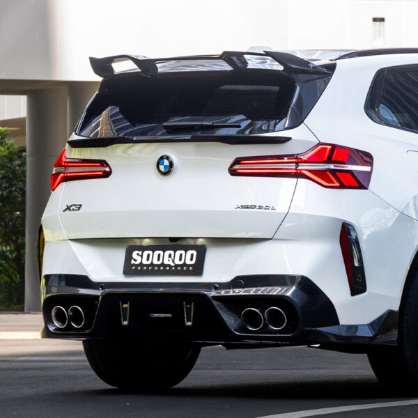 Karbonowe Lotki Tylnej Szyby BMW X3 G45 SQ Style (Dry-Carbon) - obrazek 11