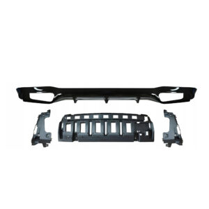 Dyfuzor Tylny Mercedes W213 E43 Przedlift AMG 53 Styl Czarny Połysk (2016–2019) - obrazek 5