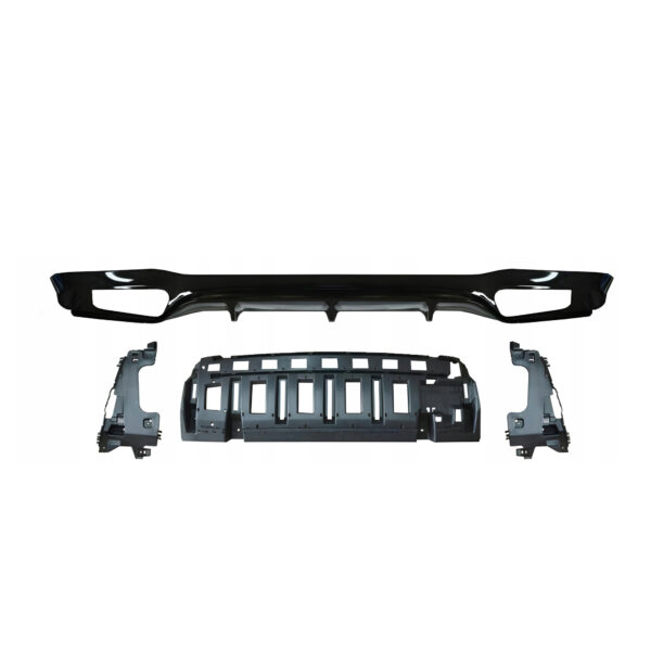 Dyfuzor Tylny Mercedes W213 E43 Przedlift AMG 53 Styl Czarny Połysk (2016–2019) - obrazek 5