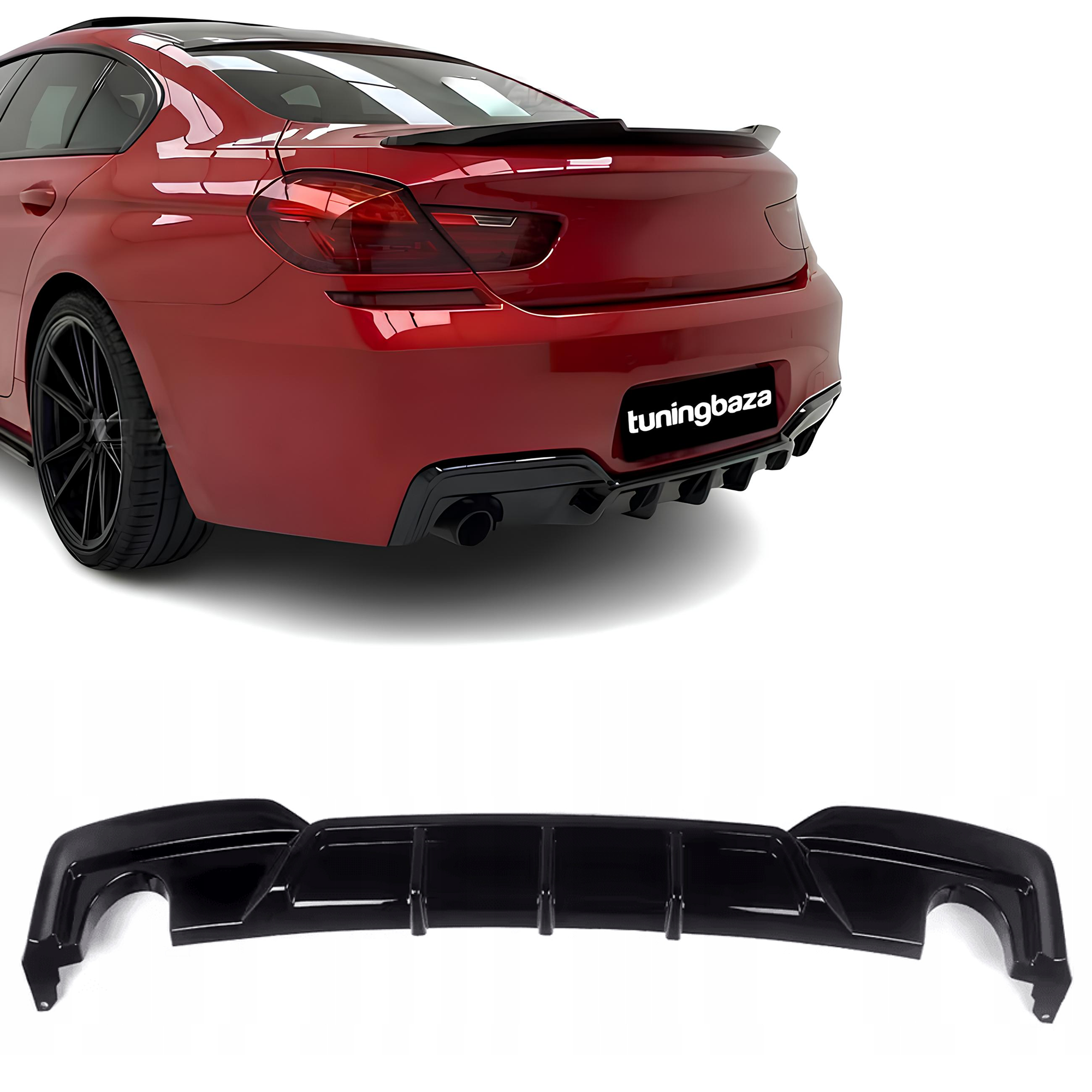 Dyfuzor Tylny BMW F06 / F12 / F13 M-Performance Style Czarny Połysk (2011–2018) 0-0 - obrazek 4