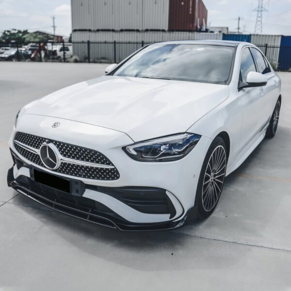 Dokładka Splitter Przód do Mercedes C-Class W206 (2022–2025) – Sport Bumper & C43 / C43 Style – Czarny Połysk - obrazek 2