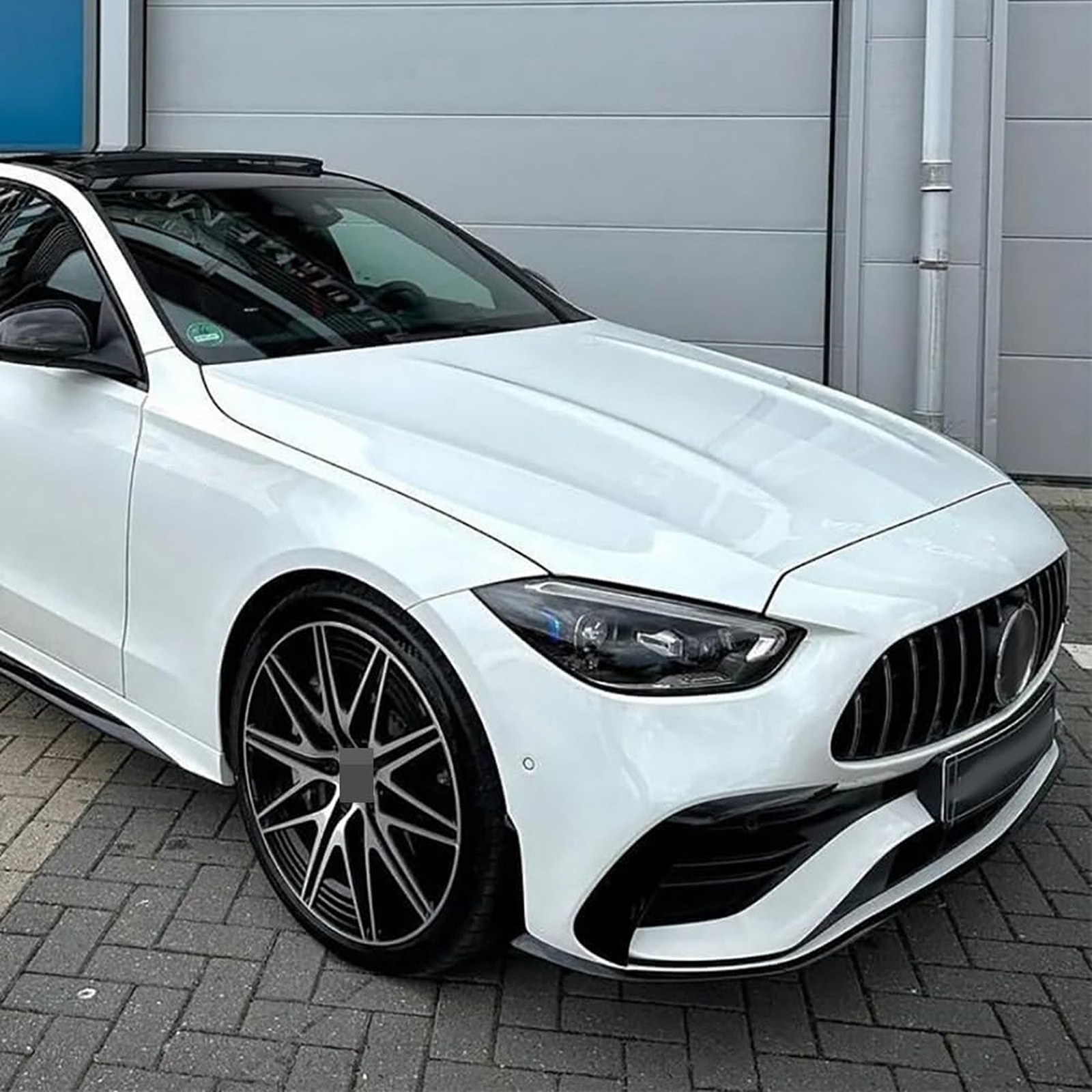 Dokładka Splitter Przód do Mercedes C-Class W206 (2022–2025) – Sport Bumper & C43 / C43 Style – Czarny Połysk - obrazek 5