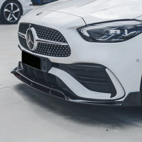 Dokładka Splitter Przód do Mercedes C-Class W206 (2022–2025) – Sport Bumper & C43 / C43 Style – Czarny Połysk - obrazek 7