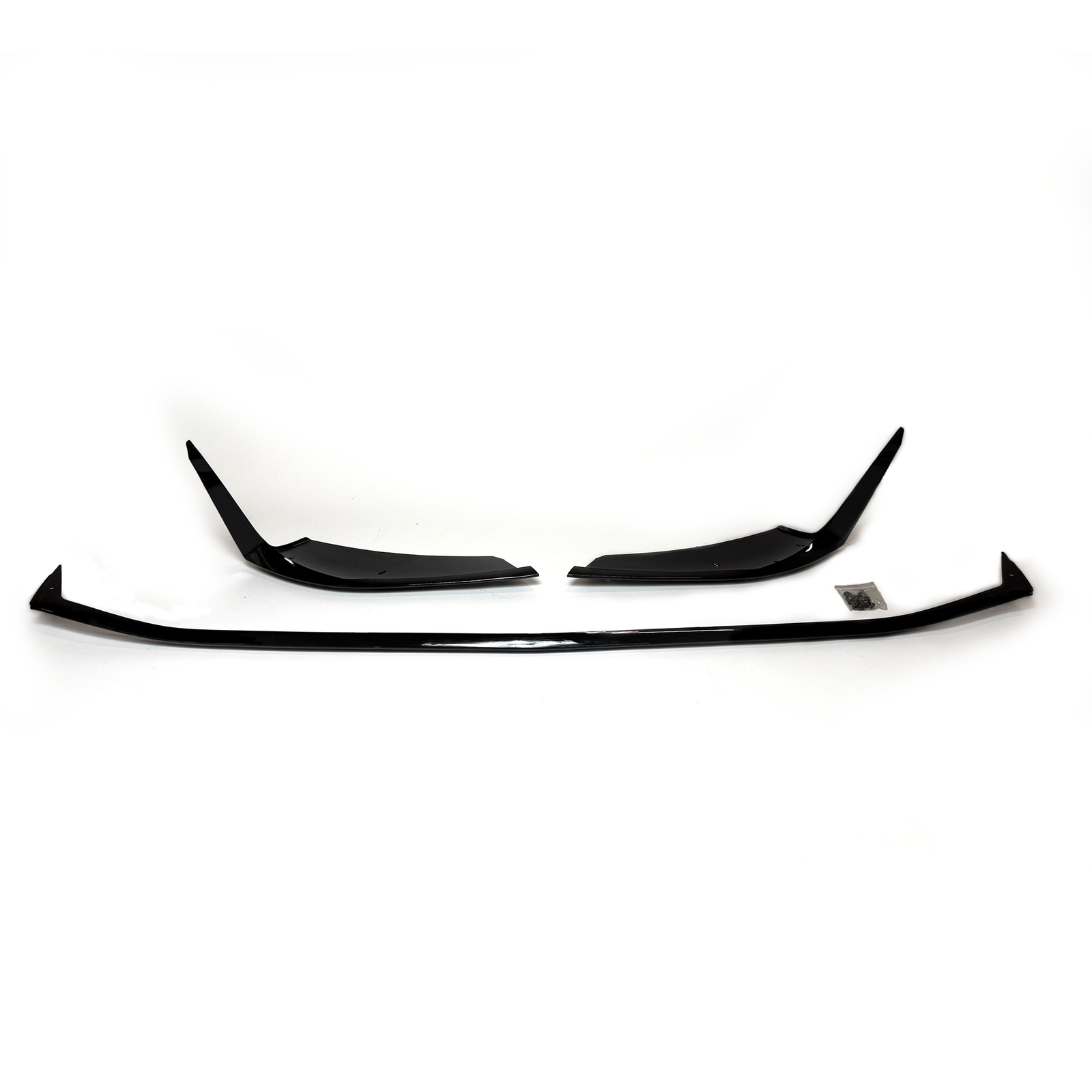 Dokładka Splitter Przód do Mercedes C-Class W206 (2022–2025) – Sport Bumper & C43 / C43 Style – Czarny Połysk - obrazek 2