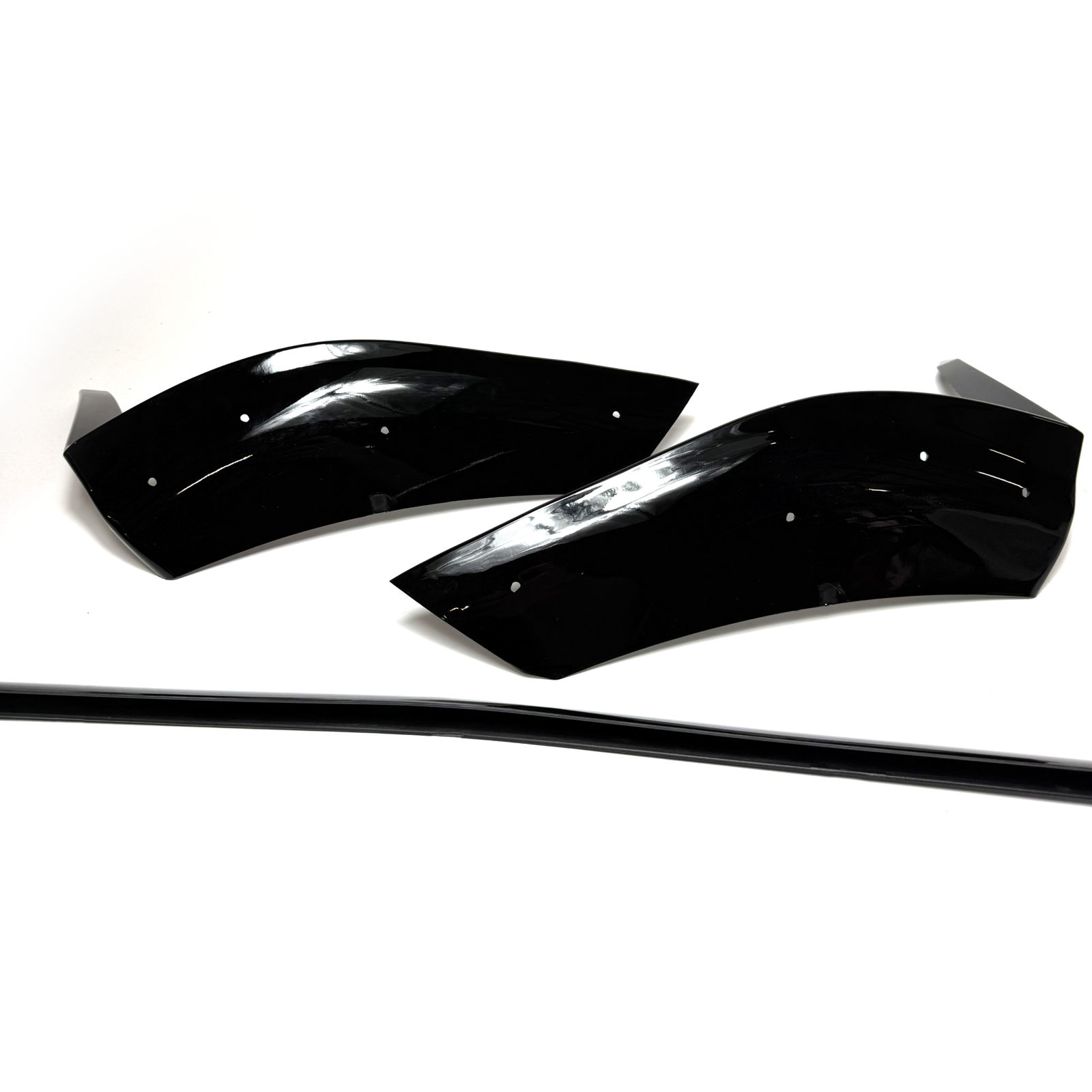 Dokładka Splitter Przód do Mercedes C-Class W206 (2022–2025) – Sport Bumper & C43 / C43 Style – Czarny Połysk - obrazek 8