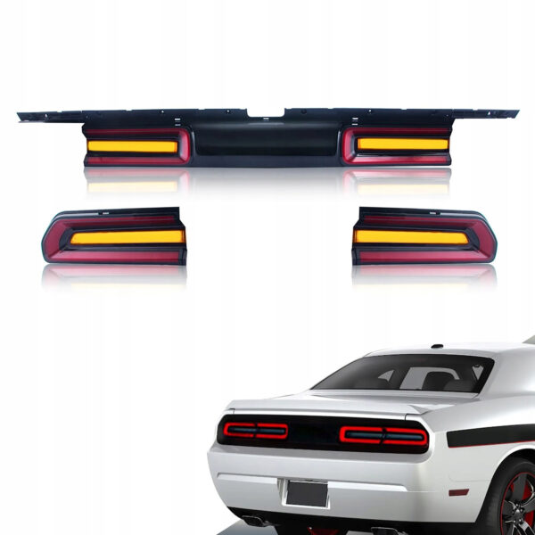 Pełny zespół tylnych świateł LED do Dodge Challenger 2008-2014 zamontu - obrazek 1