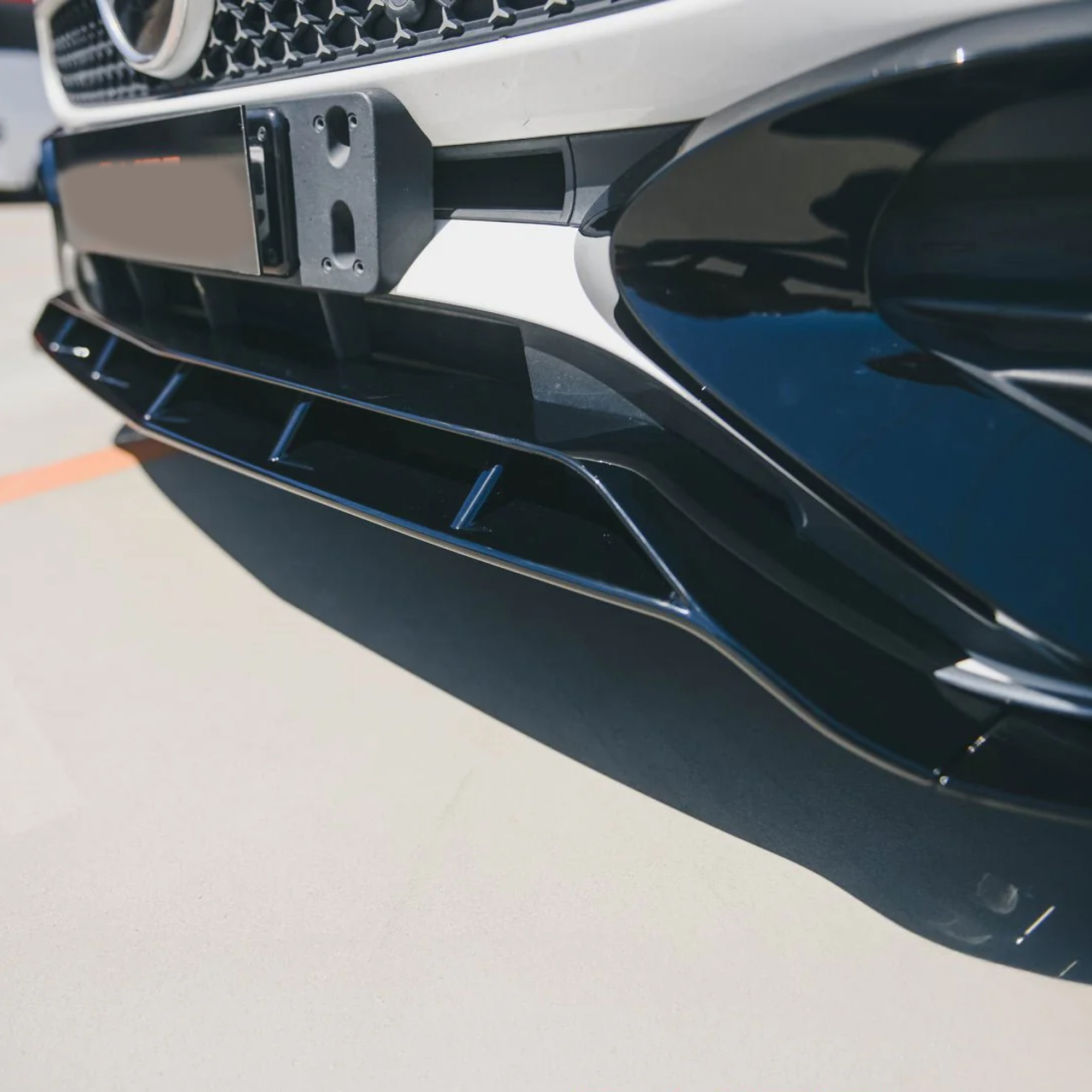 Dokładka Splitter Przód do Mercedes C-Class W206 (2022–2025) – Sport Bumper & C43 / C63 Style - obrazek 5