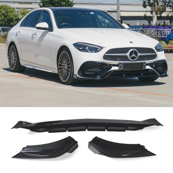 Dokładka Splitter Przód do Mercedes C-Class W206 (2022–2025) – Sport Bumper & C43 / C63 Style - obrazek 6