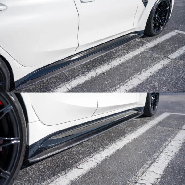 Karbonowe dokładki listwy pod progi do BMW M4 G82/G83 - obrazek 4