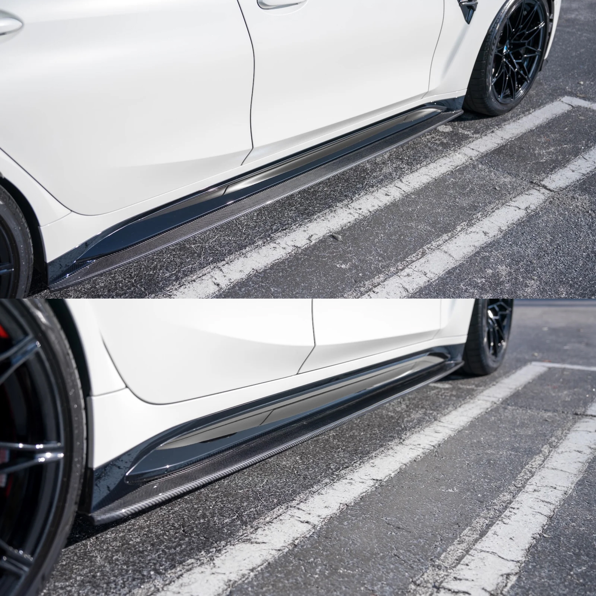 Karbonowe dokładki listwy pod progi do BMW M4 G82/G83 - obrazek 4