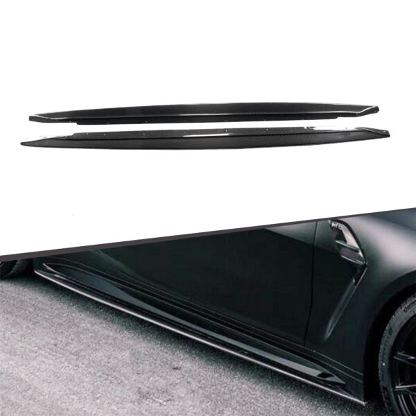 Karbonowe dokładki listwy pod progi do BMW M4 G82/G83 - obrazek 1