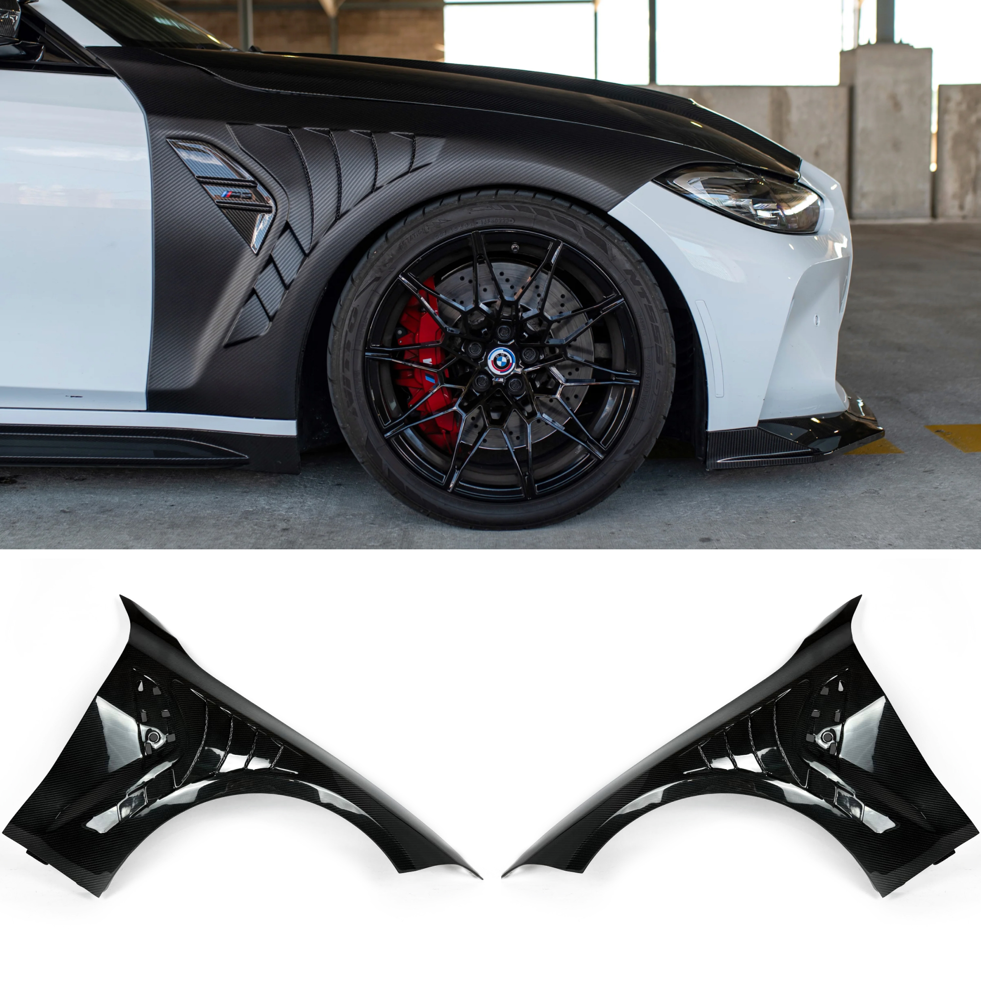 Karbonowe Błotniki (lewy + prawy) BMW M4 G82 / G83 - obrazek 1