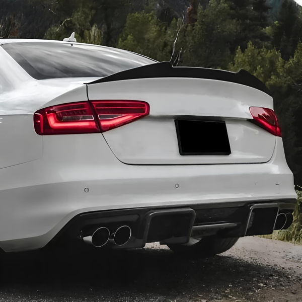 Spoiler Lotka Klapy Audi A4 / S4 B8.5 Sedan Czarny Połysk (2013–2016) - obrazek 13