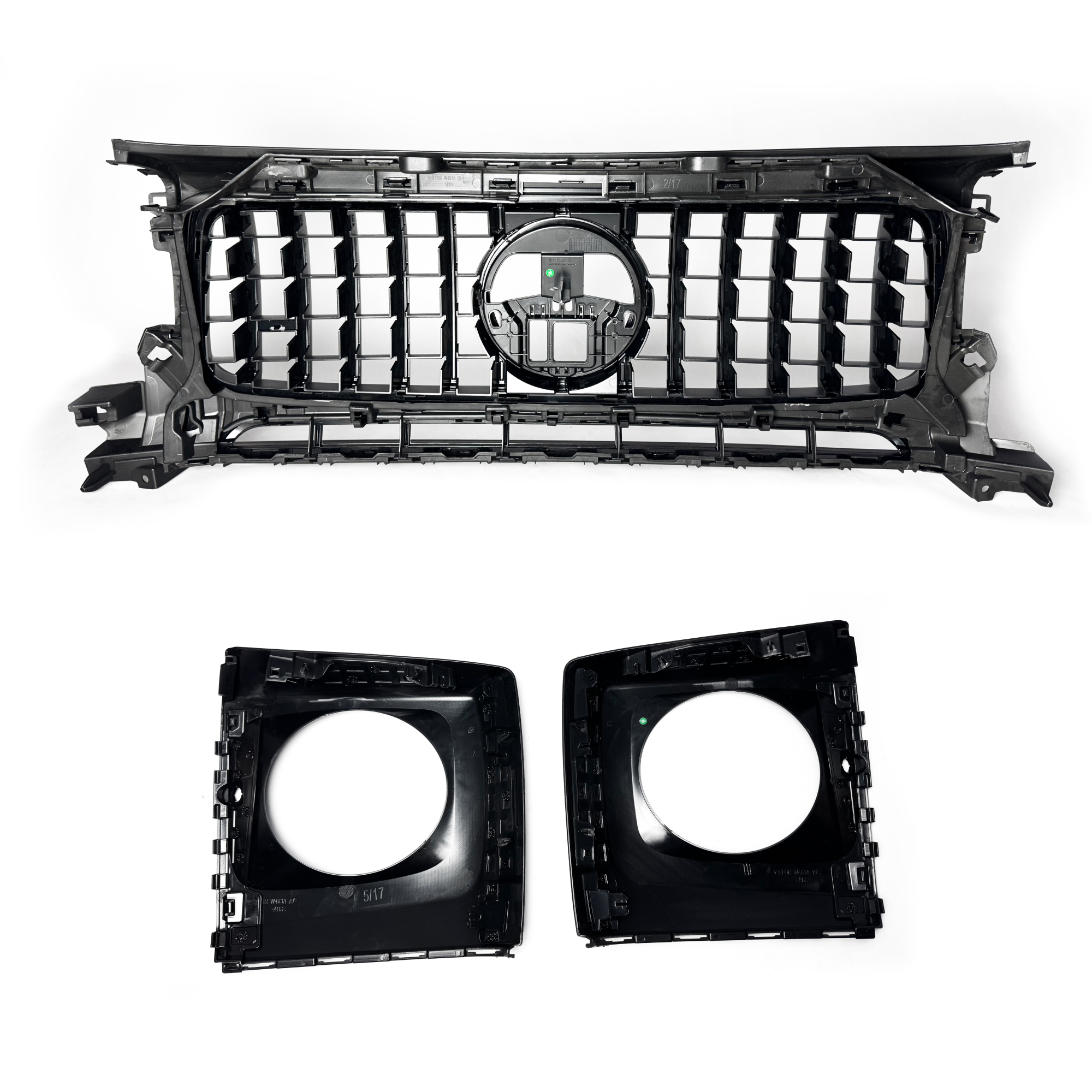 Atrapa grill MERCEDES G-CLASS W465 (2023+) PANAMERICANA AMG Czarna Perła Połysk + Chrom - obrazek 6