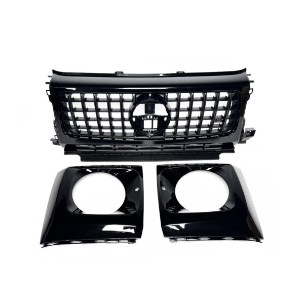 Atrapa grill MERCEDES G-CLASS W465 (2023+) PANAMERICANA AMG Czarna Perła Połysk + Chrom - obrazek 7