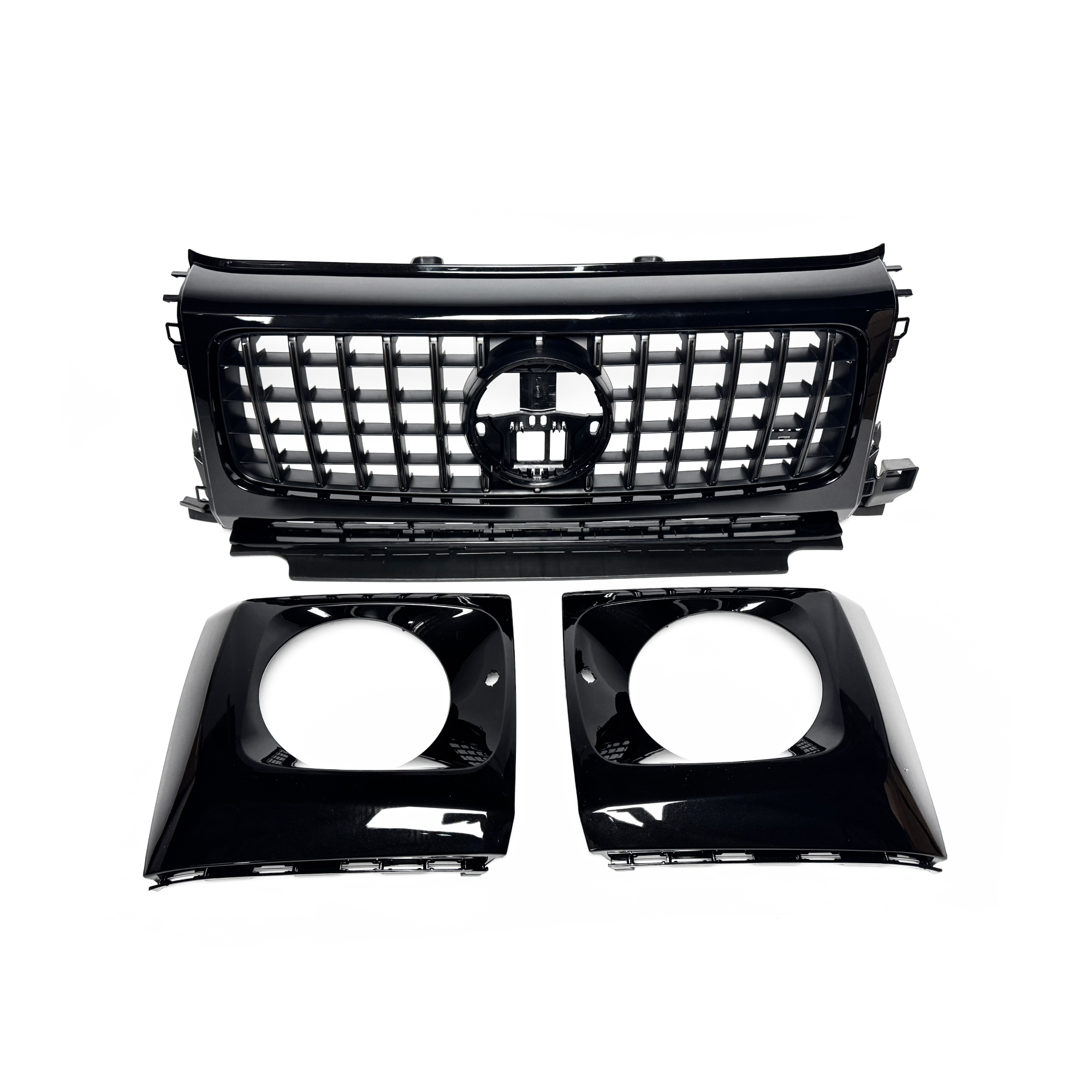 Atrapa grill MERCEDES G-CLASS W465 (2023+) PANAMERICANA AMG Czarna Perła Połysk + Chrom - obrazek 7