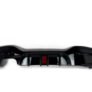 Dyfuzor Tylny BMW F20 LCI Competition Style LED Czarny Połysk (2015–2019) 00--