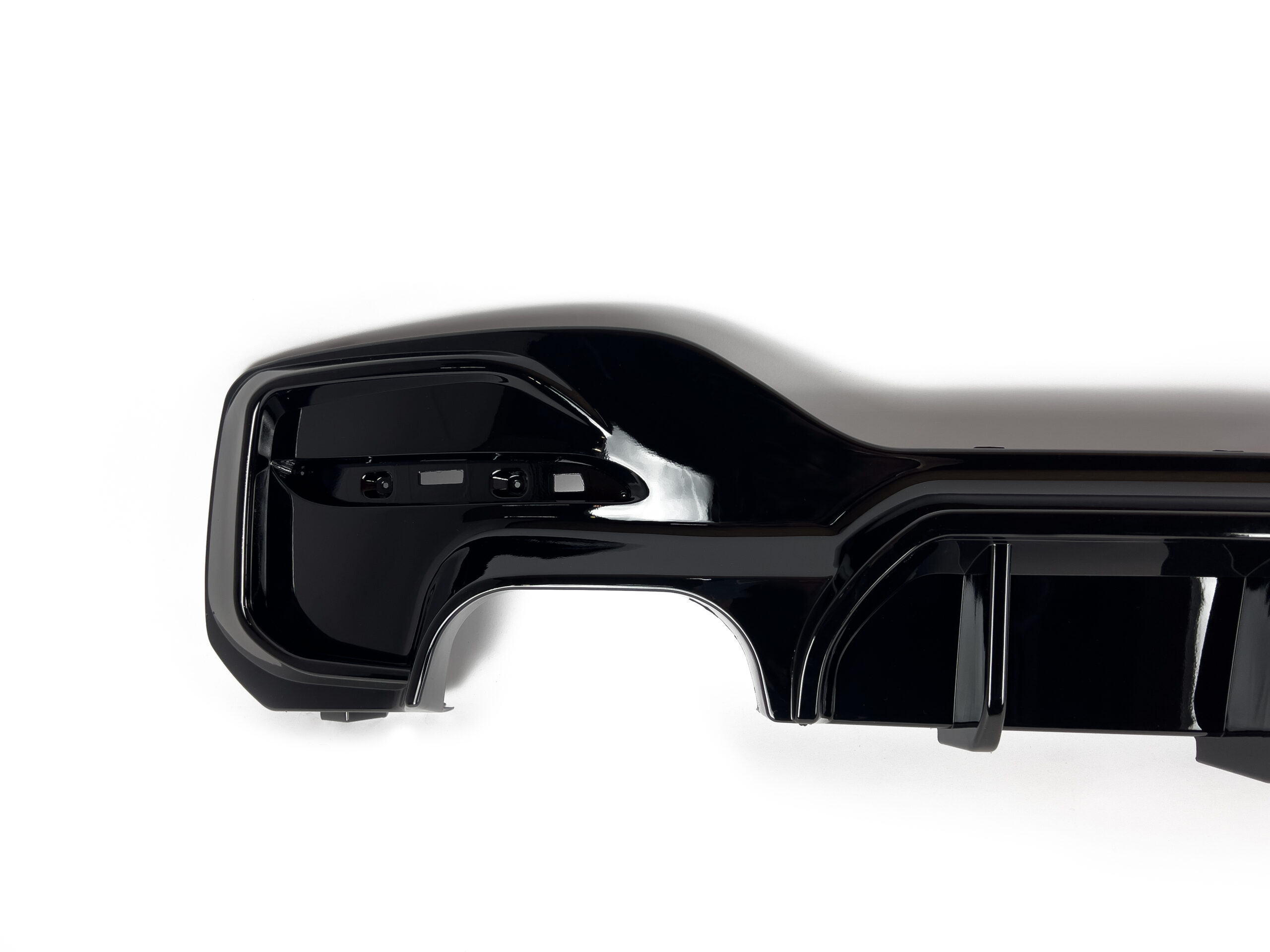 Dyfuzor Tylny BMW F20 LCI Competition Style LED Czarny Połysk (2015–2019) 00-- - obrazek 3