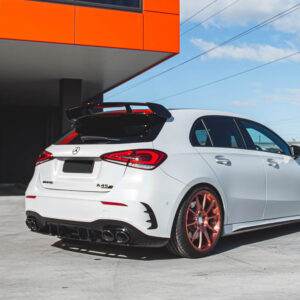 Tylne Wloty Dokładki Zderzaka Mercedes A-Class W177 AMG Package & A35 A45 Hatch - obrazek 3