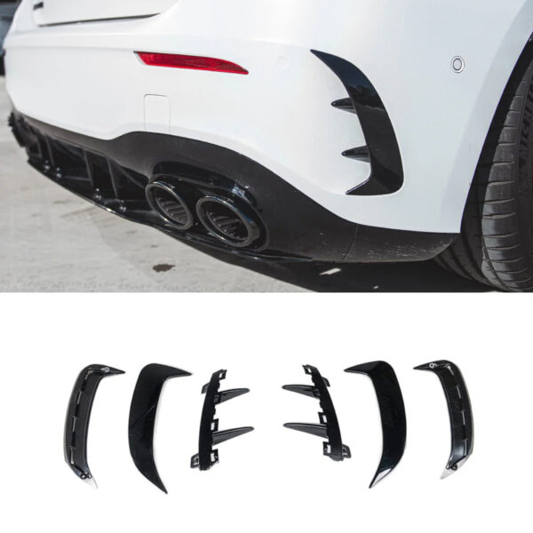 Tylne Wloty Dokładki Zderzaka Mercedes A-Class W177 AMG Package & A35 A45 Hatch - obrazek 1