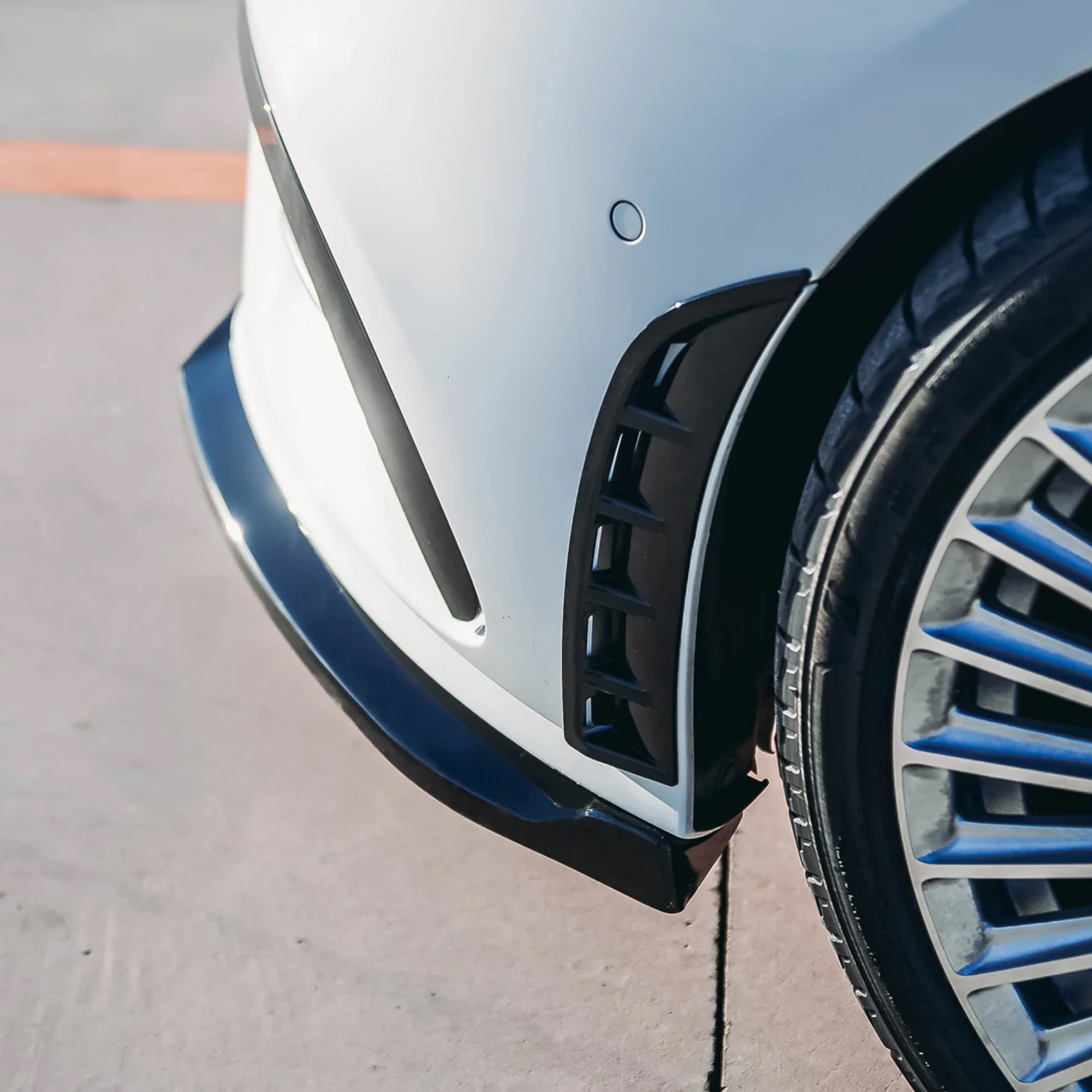 Canardy Dokładki Przód Mercedes CLA-Class C118 W118 2018-2024 & CLA35 AMG - obrazek 6