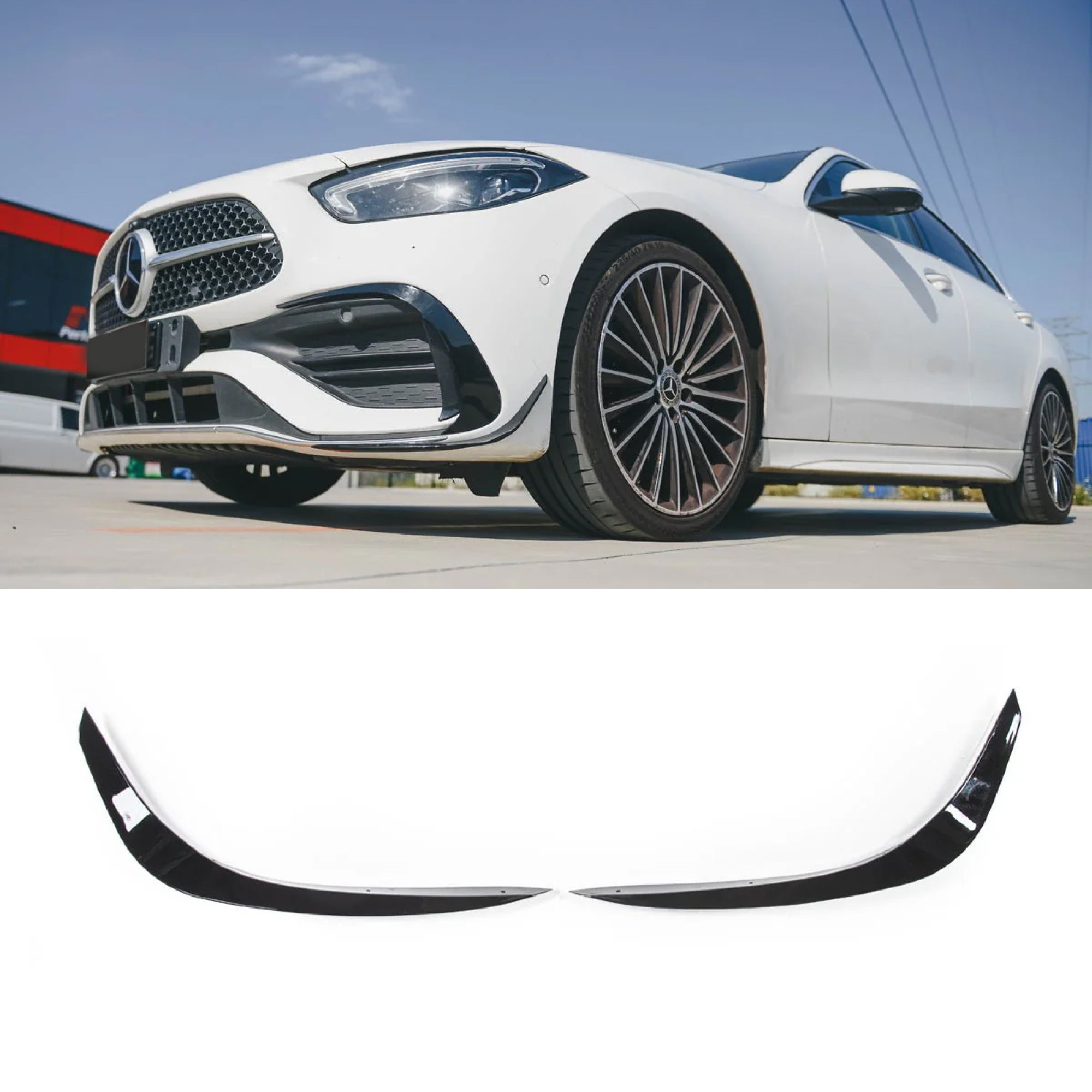 Canardy Dolne W206 63 Look C-Class W206 AMG / Sport & C43 C200/C300 22-25 - obrazek 2