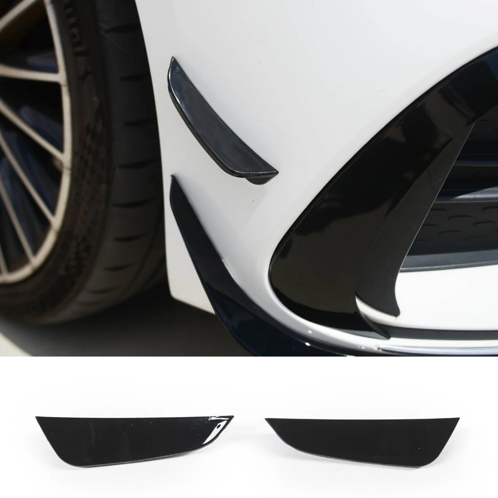 Canardy Boczne Przód Mercedes C-Class W206 AMG Sport & C43 2022-2025 - obrazek 1