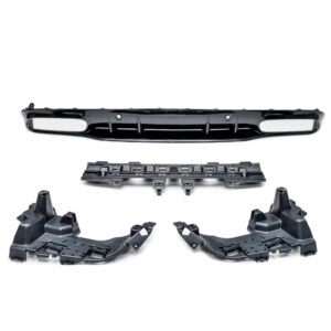 Dyfuzor Tylny Mercedes C205 Coupe & A205 Cabrio AMG / C43 Czarny Połysk - obrazek 2