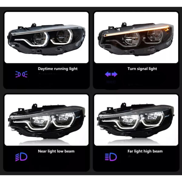 LED Lampy Reflektory Retrofit do BMW F32/F36/F80/F33 (2013-2015) - obrazek 6