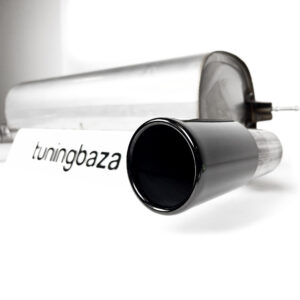 Tłumik BMW F30 316i / 320i – Z Wyjściem na Dwie Pojedyncze Rury, Czarny Połysk - obrazek 6