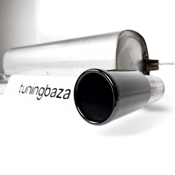 Tłumik BMW F30 316i / 320i – Z Wyjściem na Dwie Pojedyncze Rury, Czarny Połysk - obrazek 6