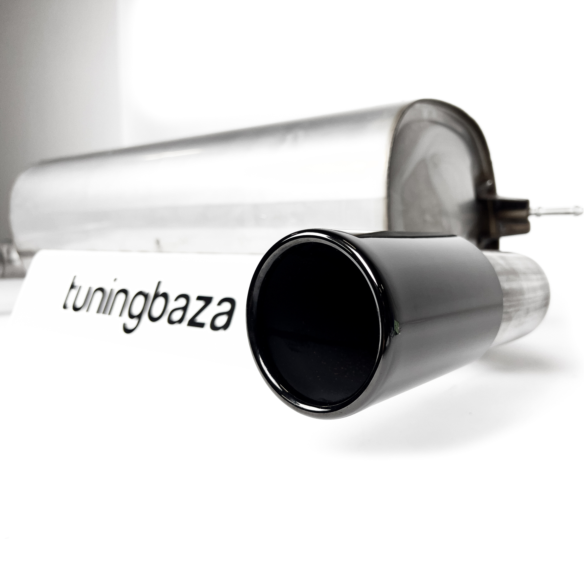 Tłumik BMW F30 316i / 320i – Z Wyjściem na Dwie Pojedyncze Rury, Czarny Połysk - obrazek 6