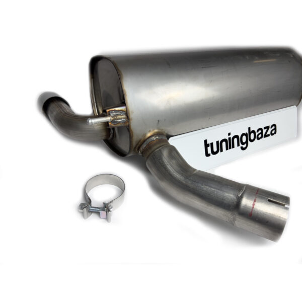 Tłumik BMW F30 328i / 330i – Z Wyjściem na Dwie Pojedyncze Rury, Czarny Połysk - obrazek 3