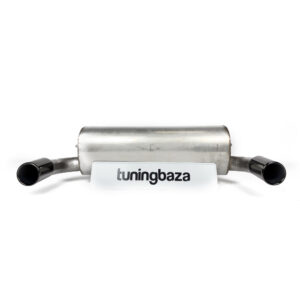 Tłumik BMW F30 328i / 330i – Z Wyjściem na Dwie Pojedyncze Rury, Czarny Połysk