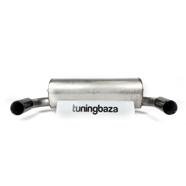 Tłumik BMW F30 328i / 330i – Z Wyjściem na Dwie Pojedyncze Rury, Czarny Połysk - obrazek 1