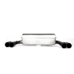 Tłumik BMW F30 316i / 320i – Z Wyjściem na Dwie Podwójne Rury, Czarny Połysk - obrazek 3