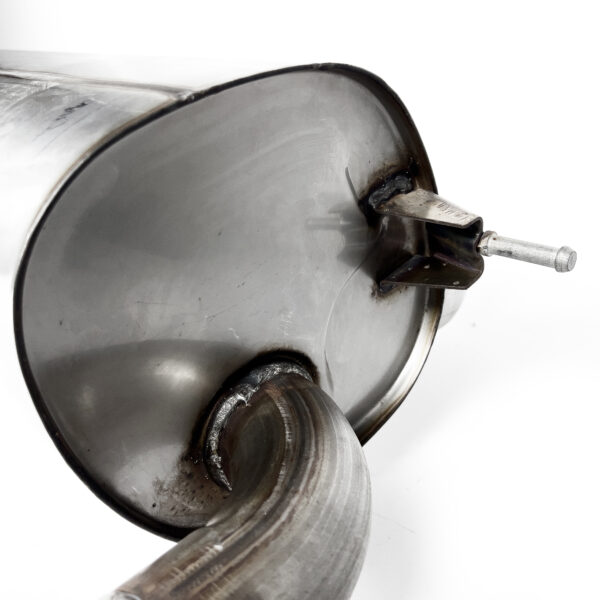 Tłumik BMW F30 316i / 320i – Z Wyjściem na Dwie Podwójne Rury, Czarny Połysk - obrazek 8