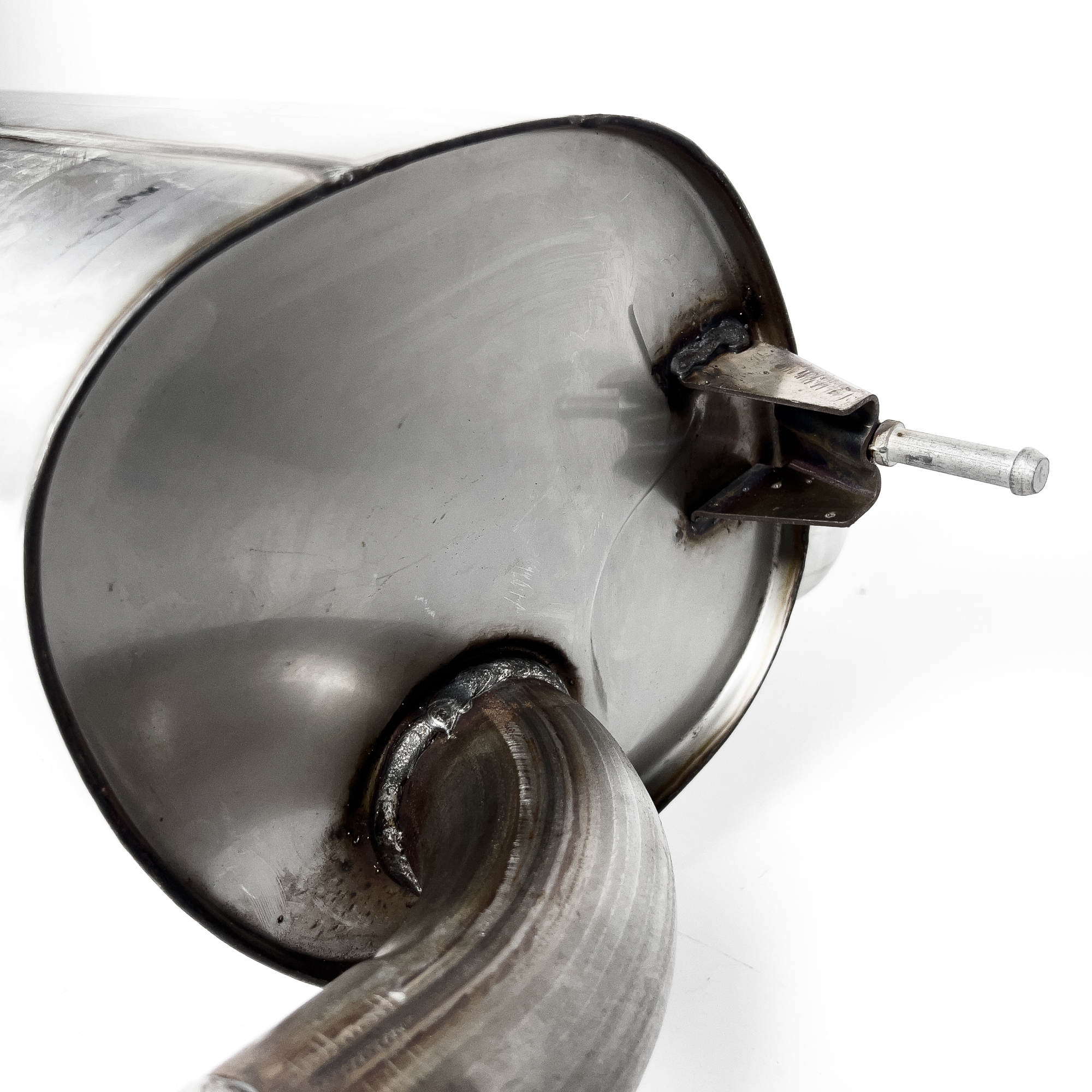 Tłumik BMW F30 316i / 320i – Z Wyjściem na Dwie Podwójne Rury, Czarny Połysk - obrazek 7