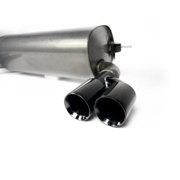 Tłumik BMW F30 316i / 320i – Z Wyjściem na Dwie Podwójne Rury, Czarny Połysk - obrazek 11