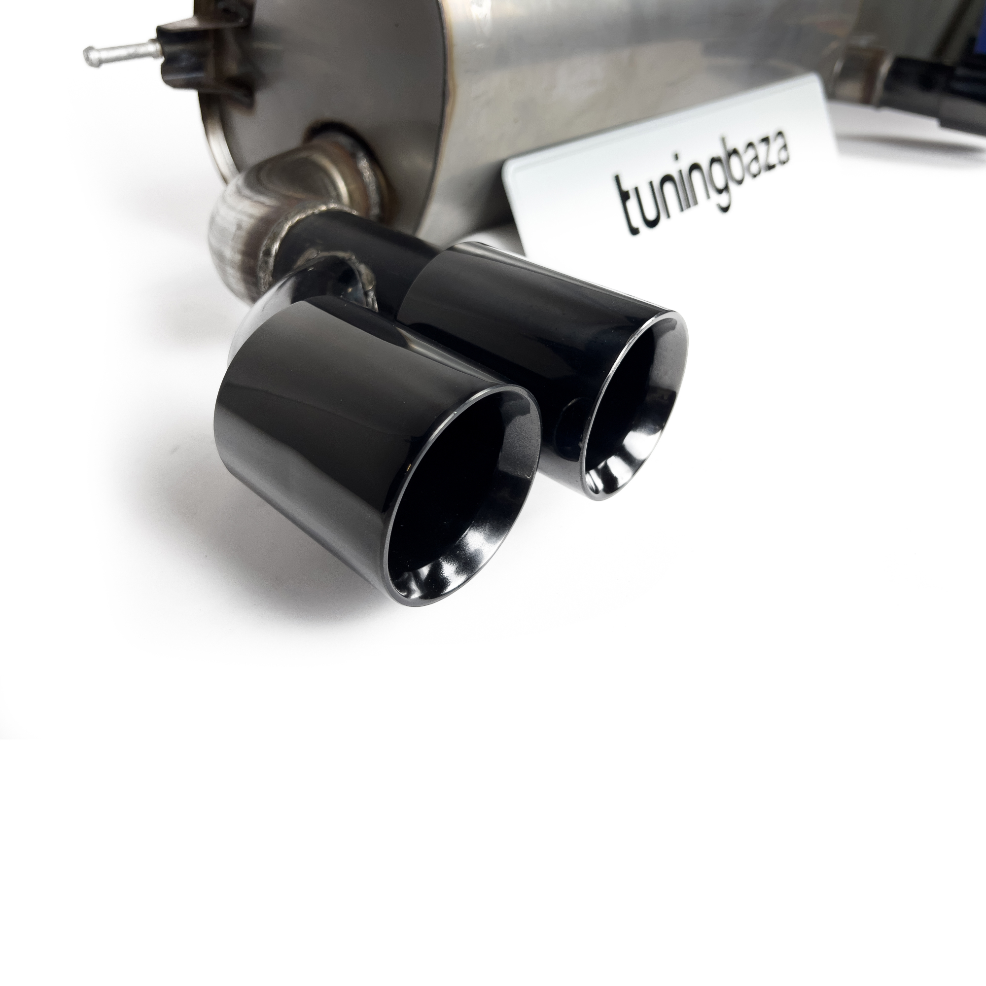 Tłumik BMW F30 328i / F32 430i – Z Wyjściem na Dwie Podwójne Rury, Czarny Połysk - obrazek 7