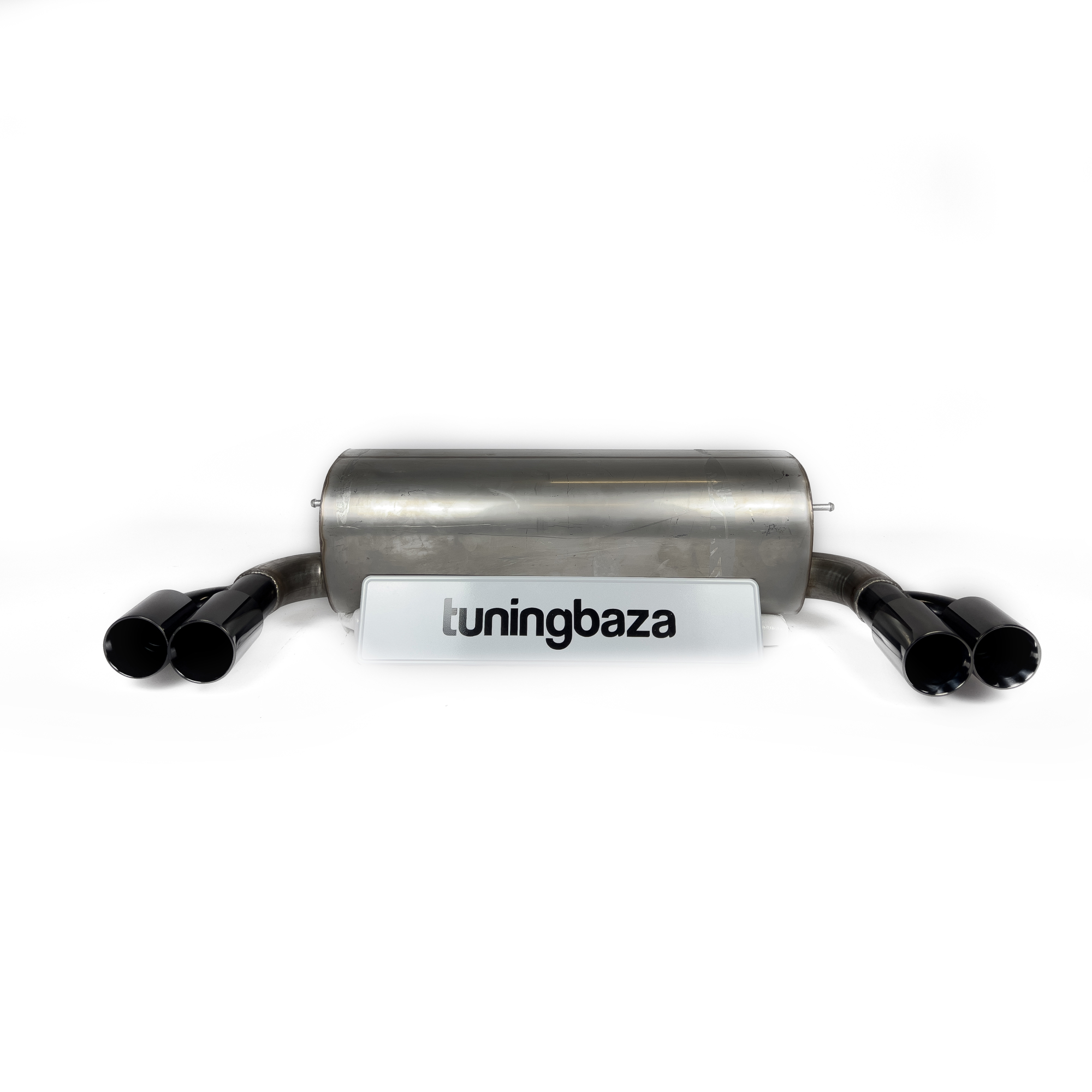 Tłumik BMW F30 328i / F32 430i – Z Wyjściem na Dwie Podwójne Rury, Czarny Połysk - obrazek 8