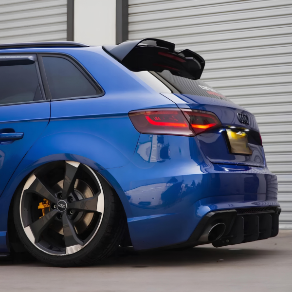 Spoiler Lotka Dachowa Audi A3 Hatchback Oettinger Style Czarny Połysk (2012–2020) - obrazek 6