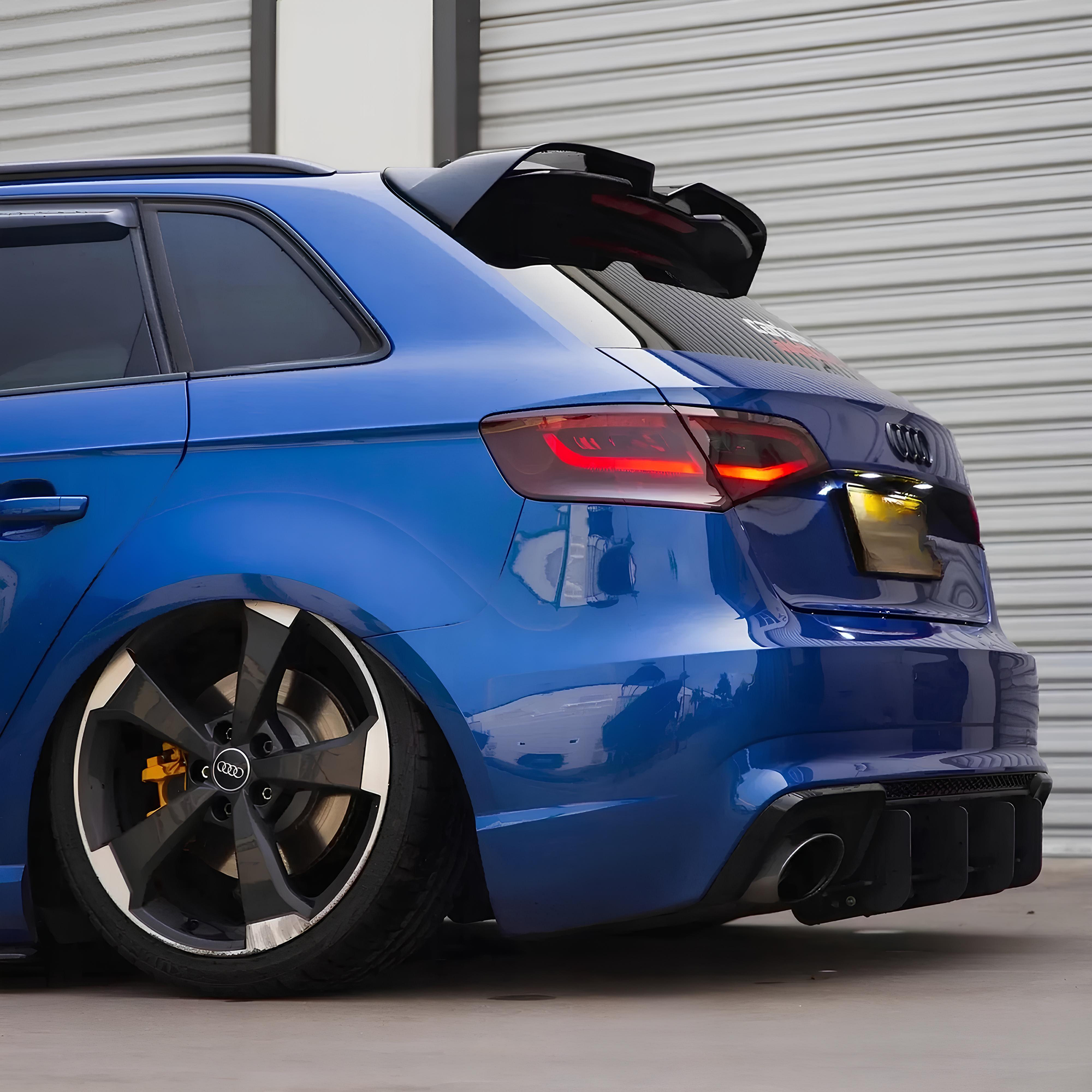 Spoiler Lotka Dachowa Audi A3 Hatchback Oettinger Style Czarny Połysk (2012–2020) - obrazek 6