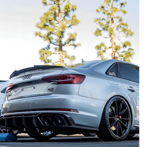 Spoiler Lotka Audi A4 B9 M4 Style Czarny Połysk (2017+) - obrazek 5