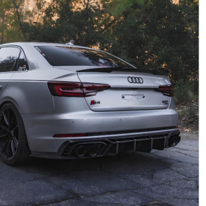 Spoiler Lotka Audi A4 B9 M4 Style Czarny Połysk (2017+) - obrazek 3