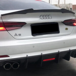 Spoiler Lotka Klapy Audi A5 / S5 B9 Sportback / Coupe M4 Style Czarny Połysk (2017+) - obrazek 6