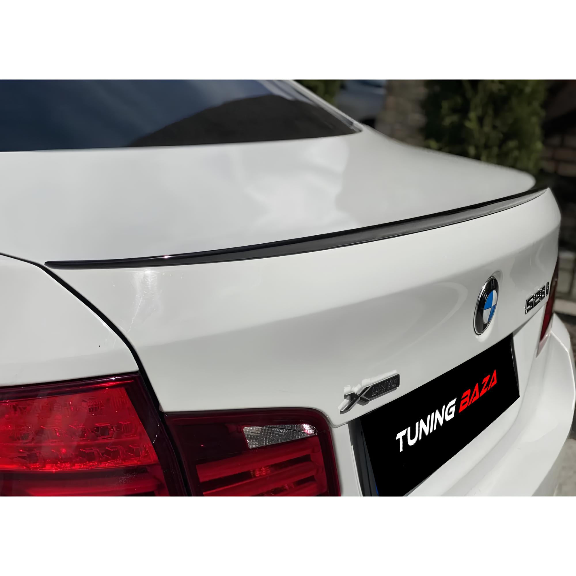 Spoiler BMW Serii 5 F10 PRE-LCI / LCI (2010–2017) Czarny Połysk ABS | Lotka Klapy - obrazek 5